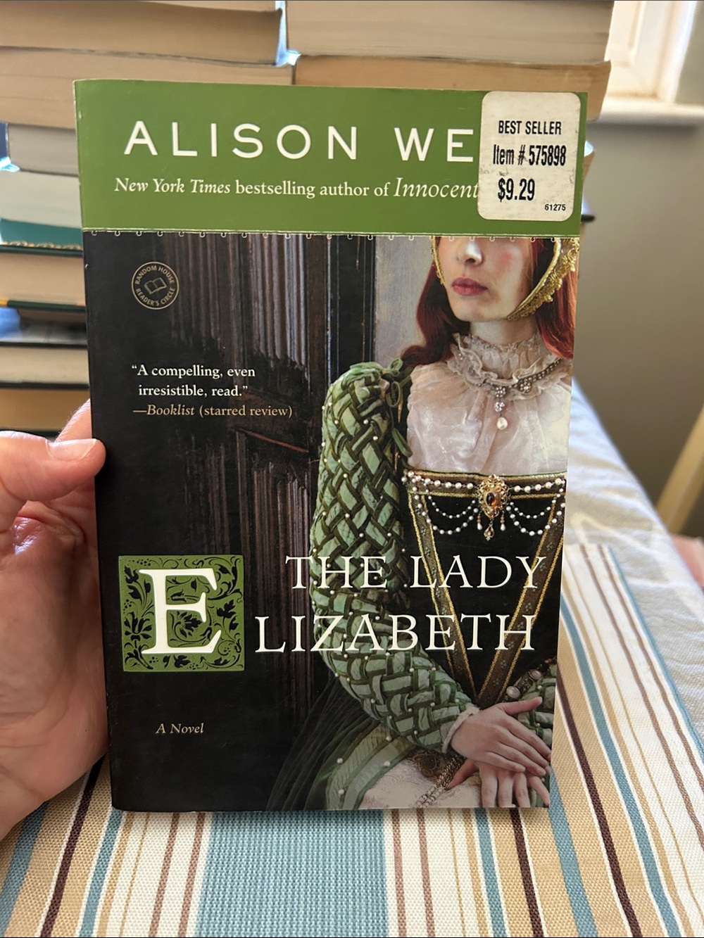 The Lady Elizabeth by Alison Weir - Green Cover Paperback